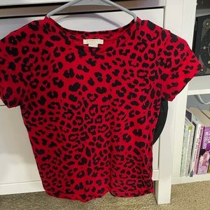 forever 21 cheetah top